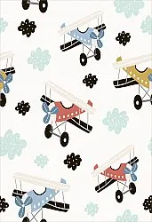 Childrens rugs - Plane Travel (multi)