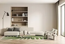 Wilton rug - Romilly (beige/green)
