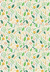 Wilton rug - Fleur (yellow/green/multi)