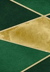 Wilton rug - Dolly (green/gold)