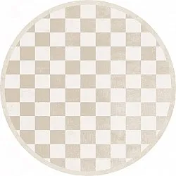 Round rug - Nevada (beige/white)
