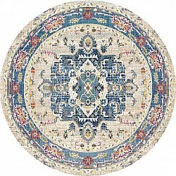 Round rug - Siliana (blue)
