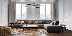 Round rug - Siliana (beige)