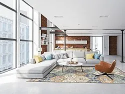 Wilton rug - Bohemia (blue/multi)