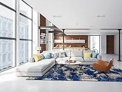 Wilton rug - Temima (blue)