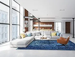Wilton rug - Gombalia (blue)