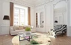 Round rug - Dimos (beige/multi)