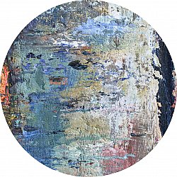 Round rug - Tivat (blue/multi)