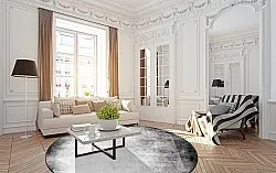Round rug - Rosia (grey)