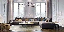Round rug - Aurelia (beige)