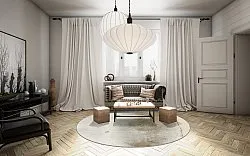 Round rug - Aurelia (beige)