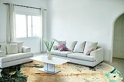 Round rug - Tempes (beige/multi)