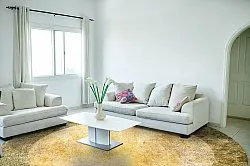 Round rug - Campana (beige/yellow)