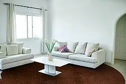 Round rug - Bovera (brown/red)