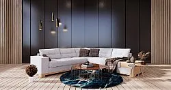 Round rug - Narbolia (blue/multi)