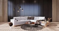 Round rug - Olmedo (grey/beige)