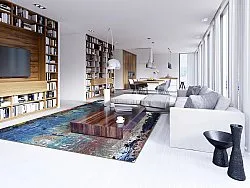 Wilton rug - Tivat (blue/multi)