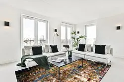 Wilton rug - Trepito (brown/blue/multi)
