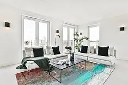 Wilton rug - Andali (grey/red/multi)