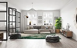 Wilton rug - Tamalous (beige/green)