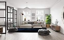 Wilton rug - Zuani (dark blue)