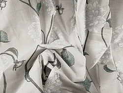 Cotton tablecloth - Alyssa (beige/grey)