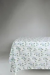 Cotton tablecloth - Anna-Lisa (blue)