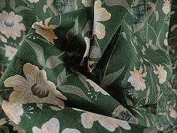 Cotton tablecloth - Bodil (green)