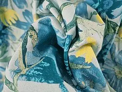 Cotton tablecloth - Cutie (blue)