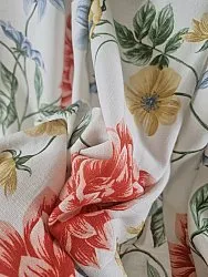 Cotton tablecloth - Dahlia (red)