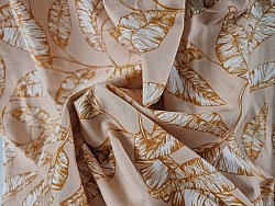Cotton tablecloth - Leaves (orange)