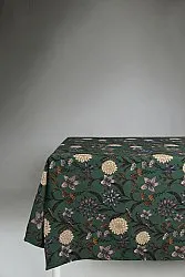 Cotton tablecloth - Lotten (dark green)