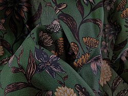 Cotton tablecloth - Lotten (dark green)