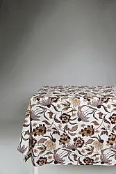 Cotton tablecloth - Mathilde (purple)