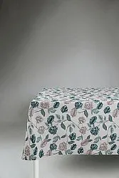 Cotton tablecloth - Wreath (blue)
