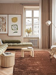 Recycled PET with viscose look (brown)