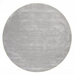 Round rug - Eco Recycled PET (grey)