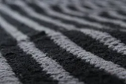 Rag rug - Eila (grey/grey-black)