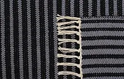 Rag rug - Eila (grey/grey-black)
