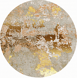 Round rug - Elena (beige/gold)