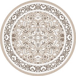 Round rug - Ember (beige/grey)