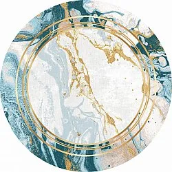 Round rug - Emery (blue)
