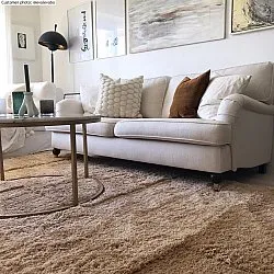 Shaggy rugs - Cannes (beige)