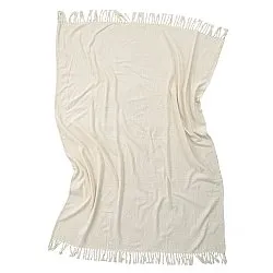 Throws - Veya cotton throw (cream)