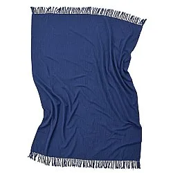 Throws - Veya cotton throw (navy)