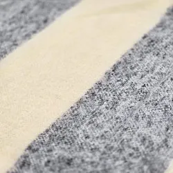 Throws - Wool blend throw - Beatriz Stripe (black/white)