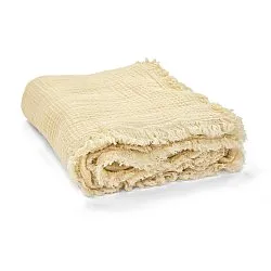 Throws - Muslin throw - Dorena (cream)