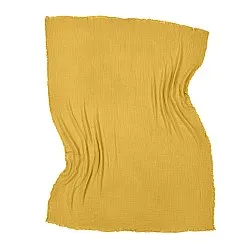 Throws - Muslin throw - Dorena (mustard)