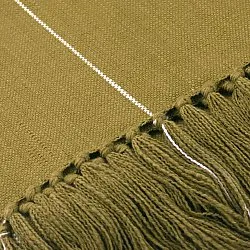Throws - Cotton throw - Martina Stripe (green/white)