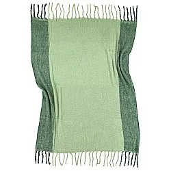 Throws - Plaid in wool mix - Carol (green)